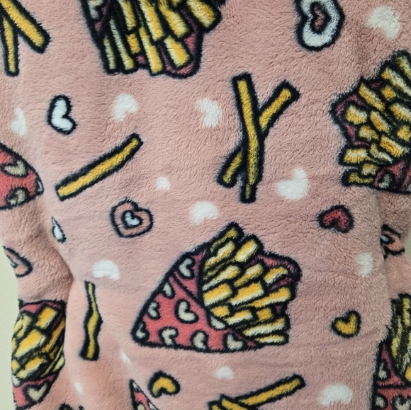 Meant to Be Fries Before Guys French Fry Plush Throw Blanket - Picture 3 of 6